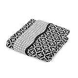 Balboa Baby Cotton Sateen Coverlet - Black Lattice and Diamond by Balboa Baby