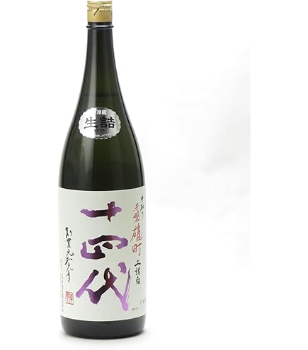 Amazon.co.jp: 十四代 純米大吟醸 中取り上諸白 酒未来 1800ml 日本酒