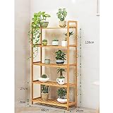 木製フラワーラック室内植物スタンド木製植物フラワーディスプレイスタンド木製ポットシェルフストレージラック屋外 (サイズ さいず : C68cm)