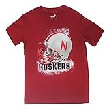 NCAAネブラスカHuskersヘルメットtee- BoysサイズXL 18