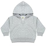 (ラークウッド) Larkwood ベビー・赤ちゃん・キッズ・子供 スウェットパーカー フード付きスウェットトップス フード付きトレーナー (3-4歳) (ヘザーグレー)