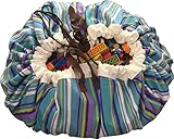 おもちゃ収納 FROSIKI For Toys【ブルー】 / プレイマット / 収納袋 おもちゃが10秒で片付く 素材:綿100%