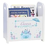 mybambino Personalized冬プリンセス城Bookキャディとラック