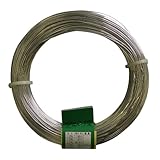エムエム 園芸用アルミ線 太さ1.0mm 長さ約188m 400g シルバー