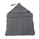 MIOIM ベビー用寝袋 赤ちゃん用おくるみ モスリンコットン タオル おくるみ (グレー)