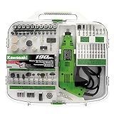 Kawasaki 840589 190-Piece Rotary Tool and Accessory Kit by Kawasaki