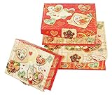 パンチスタジオ 【バレンタイン】 収納ボックス ブローチフラップBOX 3点セット（ハート×赤） 51894N