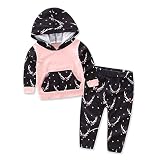 Chicolifeベビー服 子供 長袖パーカー＆長ズボン 上下セット3Dデジタル 印刷 花柄 可愛い 新生児 フード付き ニット ジャケット 秋 冬 カジュアル クリスマス 出産お祝い 記念日 プレゼ