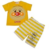 アンパンマン Tシャツ&ハーフパンツ パジャマ キッズ 女の子 男の子 ガールズ ボーイズ fo-ha2616 80cm イエロー