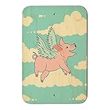 Flying Pig in the CloudsホームビジネスオフィスSign 6" x 9" SIGN.WOOD.9X6.Z000473_8