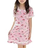 子供の花パジャマ夏の半袖寝間着ベビードール