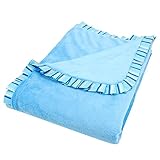 Trend Lab Ruffle Trimmed Receiving Blanket, Levi