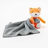 おもちゃ Carters Fox Orange Gray Security Blanket Plush Rattle Toy [並行輸入品]