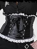 (クイーンオブダークネス) QUEEN OF DARKNESS ゴスロリ コルセット ゴシック&ロリータ ピンストライプ柄 レディース 服 M wot196 (クイーンオブダークネス) QUEEN OF DARKNESS ゴスロリ コルセット ゴシック&ロリータ ピンストライプ柄 レディース 服 M wot196