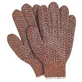 おたふく手袋/スベリ止付軍手 ビニライン(茶・黄) [12双入]/品番:210 サイズ：フリー カラー：茶