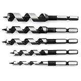 木工用ドリル5本セット 6・8・9・10・12mm DSW-3/木工ドリル【EB-SK11】