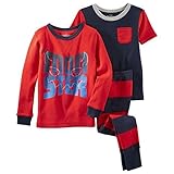 OshKosh B ' gosh Baby Boys ' 3ピースglow-in-the-darkコットンパジャマ カラー: マルチカラー