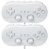 Bowink有線 コントローラ ゲームパッドWii で使用可能に(ホワイト + ホワイト)