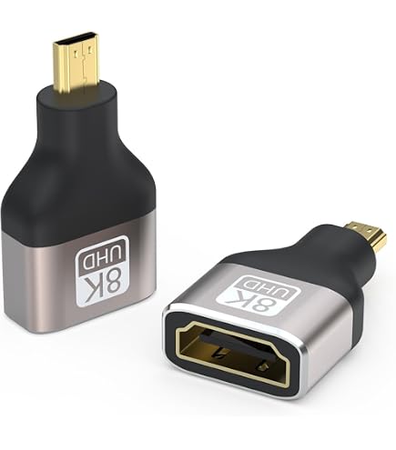 Amazon.co.jp: HDMIオス Micro HDMIメス変換アダプター : 家電＆カメラ