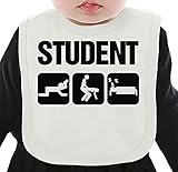 Student Lifestyle Funny ネクタイを有する有機ビブ Medium