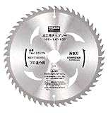 TRUSCO(トラスコ) 木工用チップソー 両側刃 プロ造作用 Φ165X52P TM16552N