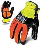 Ironclad XLサイズイエロー/オレンジEXO Hi - Viz Abrasion ShopグローブP / N exo-hza-05-xl