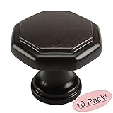 Cosmas 5181orbオイルはブロンズキャビネットハードウェアオクタゴンKnob – 1 – 1 / 4 "直径 – 10パック