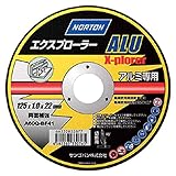 NORTON 研削砥石 エクスプローラーアルミ 125 2TW125XPYA6036 (10枚入り)