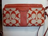 コーチ 財布 Coach F52285 Signature 12 CM Double Zip Wallet [並行輸入品]