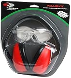 Radians Value Kit with Def-Guard Earmuff and A Pair Of Clear Titan Shooting Glasses (Clear) [並行輸入品]