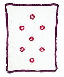 Pavilion Gift Company Ribbed Chenille Baby Blanket, Grape Jelly, 30' x 40' [並行輸入品]