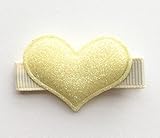 Baby Deer Clips ヘアクリップ for ベビー キッズ シュガーハート (レモン)