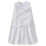 Halo Sleepsack 100% Cotton Adjustable Swaddle (Small, Yellow/Grey Dot) by Halo