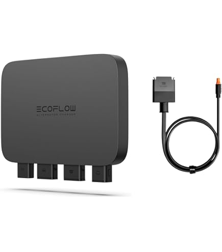Amazon.co.jp: EcoFlow 600W Alternator Charger+ 窓シート