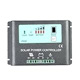 Anself 20A/25A/30A｢選択可｣ 12V/24V インテリジェントソーラー充電コントローラ メタルケース オートID PWMレギュレータ タイムコントロール ソーラーパネル バッテリーラ