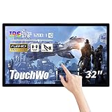 TouchWo 32インチのインタラクティブなタッチスクリーンモニター、Android 12 4G+64G オールインワンタッチパネルPC、ビジネスのためのスマートボード