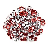 (ライチ) Lychee 100個セット ハトメ 鳩目 穴径4mm 選べる10カラー アイレット 手作り 手芸 レザー ハンドメイド スクラップブッキング アクセサリー