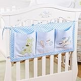 (ビメイゴー) Bmeigo ベビーベッド 収納 ポケット 収納ホルダー ウォールポケット バッグ 多機能 ベッドサイド おもちゃ 小物入れ ベビーベッド用品 アクセサリー -09A26