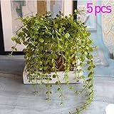 Kicode 5ホーム庭園壁装飾アウトドア摂食偽吊るすぶどうの木工場葉花輪