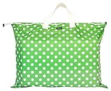 お昼寝布団バッグ 水玉 撥水 ファスナー付き OFTON 【ネコポス発送】 (水玉グリーン)