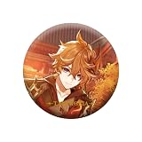 原神シリーズ キャラクター缶バッジ Genshin タルタリヤ アニメ周辺 公式グッズ