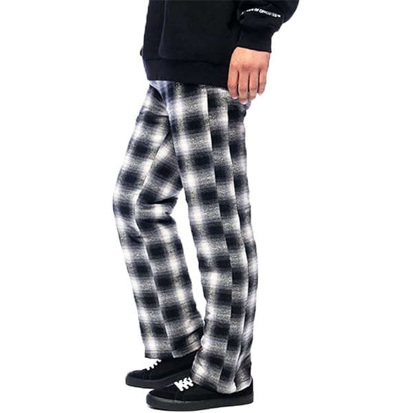 Amazon | RVCA(ルーカ) メンズ PAN チェック パンツ チノ