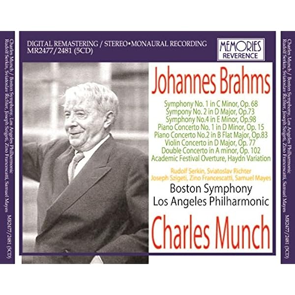 Amazon.co.jp: シャルル・ミュンシュ指揮 ベートーヴェン:交響曲全集