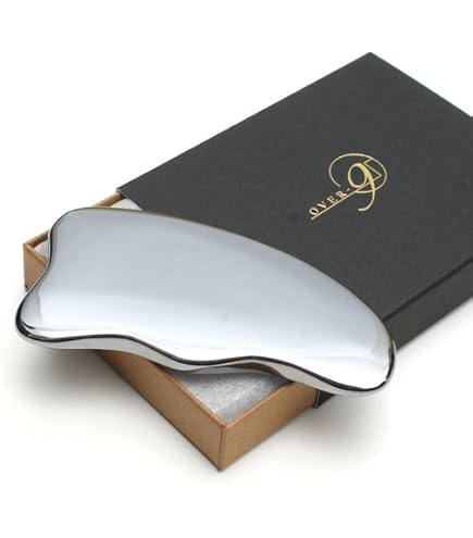 Amazon | OVER-9 テラヘルツ鉱石 かっさ プレート 自宅エステ 美容