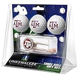 Texas A & M Aggiesゴルフボールギフトパックwithキャップツール