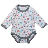 《オールシーズン》 CHILD CHAMP(チャイルド チャンプ) 肌着フライスおはな柄長袖ボディースーツ 70cm/109O-P NO.C-86281501