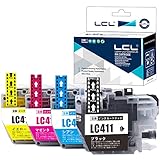 【ロット番号N22】 LCL Brother用 LC411-4PK LC411-4PK-E LC411 LC411BK LC411C LC4