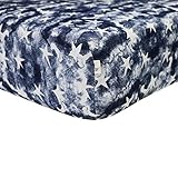 Burt's Bees Baby - Fitted Crib Sheet, Watercolor Star, 100% Organic Cotton Crib Sheet for Standard C
