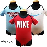 NIKE ナイキ ベビー服 ベビー下着 ロンパース ボディスーツ 3枚セット / デザインＧ/3/6ヶ月＝約65～70cm