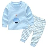soothing ベビー 子供服 春秋冬 長袖パジャマ ルームウエア 寝間着 上下2点セット 全2色